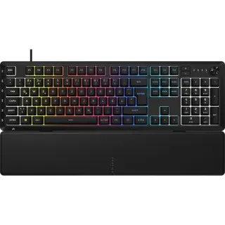 Corsair SKIFF 100 PLUS, Gaming-Tastatur (schwarz, DE-Layout, Rubberdome)
