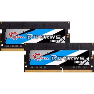 G.Skill SO-DIMM 16 GB DDR4-3200 (2x 8 GB) Dual-Kit, Arbeitsspeicher (schwarz, F4-3200C22D-16GRS, Ripjaws, INTEL XMP)
