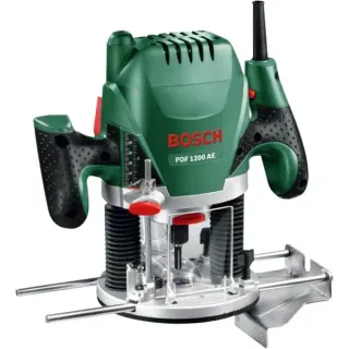 Bosch Heimwerken & Garten Oberfräse POF 1200 AE (grün, 1.200 Watt)
