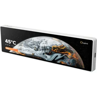 Ocypus Sigma ES916, Monitor (23.3 cm (9.16 Zoll), weiß, Einbau im PC-Gehäuse oder als eigenständiger Desktop-Monitor.)