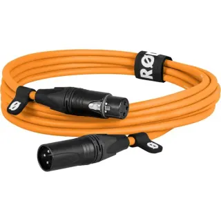 Rode Microphones Premium XLR-Kabel XLR3M-O orange (orange, 3 Meter)