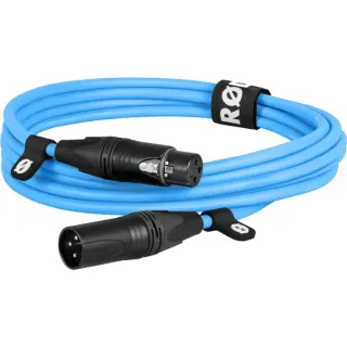 Rode Microphones Premium XLR-Kabel XLR3M-B blue (blau, 3 Meter)