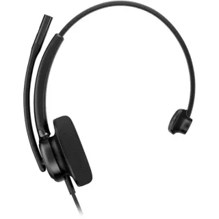 HP Poly Mission 415 Mono-USB-Headset Classic (kabelgebunden) BULK (schwarz, USB Type-C und Type-A, Schaumstoff-Ohrpolster (Oberflächenmaterial))
