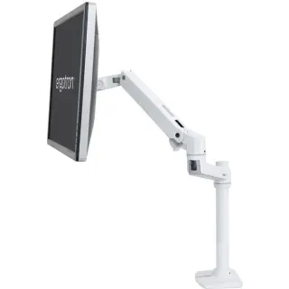 Ergotron LX Monitor Arm mit hoher Säule, Monitorhalterung (weiß, B-Ware)