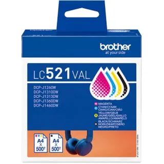 Brother Tinte Valuepack LC-521VAL