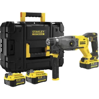 Stanley Akku-Kombihammer SDS-plus (SFMCH900M22-QW), 18Volt, Bohrhammer (schwarz/gelb, 2x Li-Ion-Akku 4,0Ah, in Koffer)