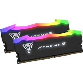 Patriot DIMM 48 GB DDR5-7600 (2x 24 GB) Dual-Kit, Arbeitsspeicher (schwarz, PVXR548G76C36K, Viper Xtreme 5 RGB, INTEL XMP)