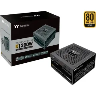 Thermaltake TOUGHPOWER GF A3 Gold 1200W - TT Premium Edition, PC-Netzteil (schwarz, 1x 12-Pin High Power GPU, 5x PCIe, Kabel-Management, 1200 Watt)