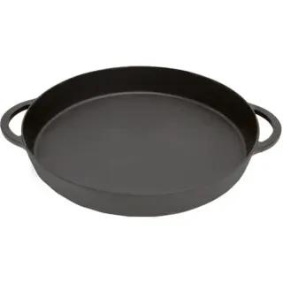 Big Green Egg Gusseisenpfanne L / XL / 2XL, Ø 36cm (anthrazit, für Big Green Egg Large, XLarge, 2XL)