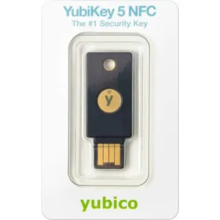 Yubico YubiKey 5 NFC, Sicherheitsschlüssel (schwarz/gold)
