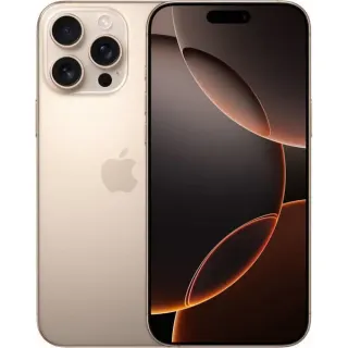 Apple iPhone 16 Pro Max 256GB Generalüberholt, Handy (Titan Wüstensand, iOS)