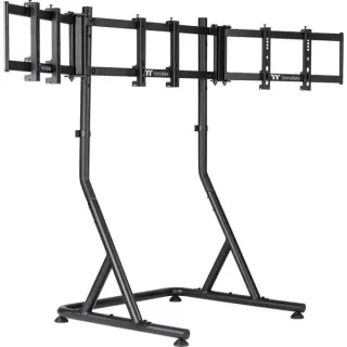 Thermaltake Triple Monitor Stand Black, für Racing Simulator Cockpit GR500, Monitorhalterung (schwarz, für Monitore 32" - 55")