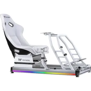 Thermaltake GR500 Snow Racing Simulator Cockpit, Sim Rig (weiß)