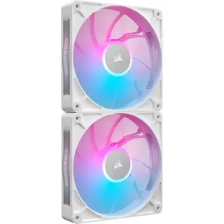 Corsair RX140 MAX RGB, Gehäuselüfter (weiß, 2er Pack, 140 mm)