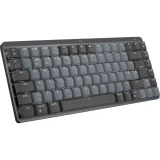 Logitech MX Mechanical Mini, Tastatur (hellgrau/dunkelgrau, DE-Layout, taktile Schalter, Logi Bolt, Bluetooth)