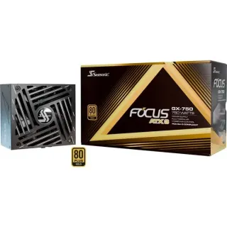 Seasonic FOCUS GX-750-V4 750W ATX3.1, PC-Netzteil (schwarz, 1x 12-Pin High Power GPU, 2x PCIe, Kabel-Management, 750 Watt)