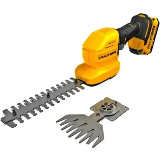 Stanley Akku-Gras-/Strauchschere (STCSS20D1-QW), 18Volt (schwarz/gelb, Li-Ion-Akku 2,0Ah)