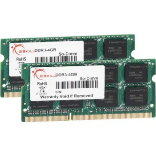 G.Skill SO-DIMM 8 GB DDR3-1066 (2x 4 GB) Dual-Kit, Arbeitsspeicher (F3-8500CL7D-8GBSQ, Lite Retail)
