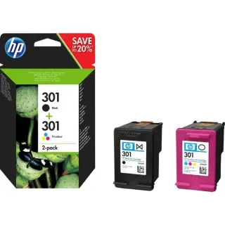HP Tinte Combopack Nr. 301 (N9J72AE) (schwarz)