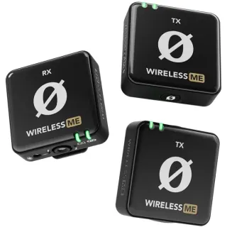 Rode Microphones Wireless ME Dual , Mikrofon (schwarz, USB-C, 3.5 mm Klinke)