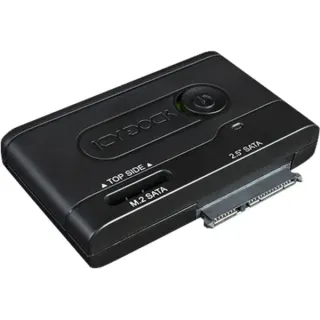 Icy Dock Adapter MB031U-1SMB, Einbaurahmen (schwarz, USB-C)