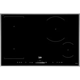 BEKO HII 84500 FHTX, Autarkes Kochfeld (schwarz/silber, 77 cm)