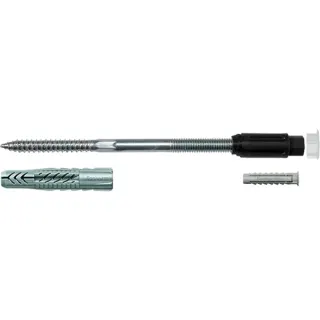 fischer Abstandsmontagesystem Thermax 10/100 M6, Dübel (schwarz/grau, 20 Stück)