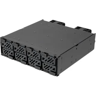 SilverStone FSM08B-MS, Laufwerksgehäuse (schwarz)