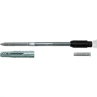 fischer Abstandsmontagesystem Thermax 10/220 M6, Dübel (schwarz/grau, 20 Stück)