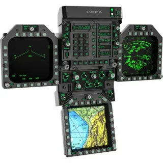 MOZA FMP18 Panel Bundle, Instrumentenpanel (schwarz)