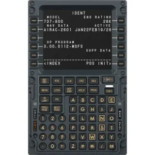 MOZA MB7F Flight Computer Display, Instrumentenpanel (schwarz)