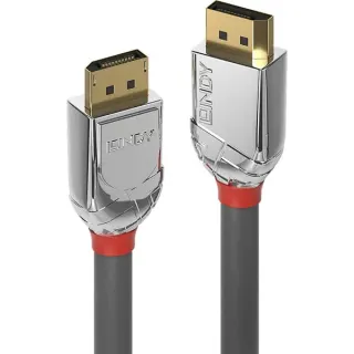 Lindy DisplayPort 1.2 Kabel, Cromo Line (grau, 5m)