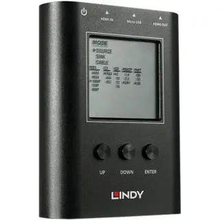 Lindy HDMI 4K60 Signal Analyser und Generator, Adapter (schwarz)
