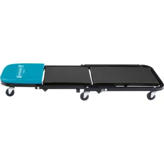 Hazet Roll-Liege (195N-3) (schwarz/blau, Rollliege und Arbeitssitz in „Einem“, bis 150Kg)