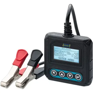 Hazet Batterietester Mini , Messgerät (schwarz, Für 12 V Systeme, mit QR-Code Funktion)