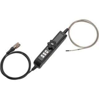 Hazet HD Schwenksonde 180°, 3,9 mm, Frontkamera, Inspektionskamera (schwarz, Kompatibel mit Grundgerät 4812-23G und 4812-11G)
