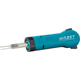 Hazet Kabelentriegeler (4672-1), Montagewerkzeug (blau/schwarz, Für Flachsteckkontakte des Micro-Timer-II-Systems)