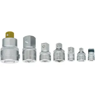 Hazet Adapter Satz (958/7), 7-teilig, Steckschlüssel- Adapter ( Für Handbetätigung)