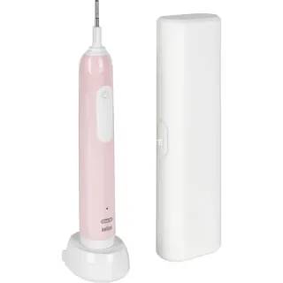 Oral-B Pro 1 Cross Action Pink mit Reiseetui, Elektrische Zahnbürste (pink)