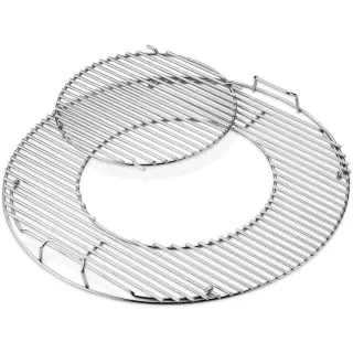 Weber Gourmet BBQ System-Grillrost-Einsatz 8843, 57cm (edelstahl, 2-teilig)