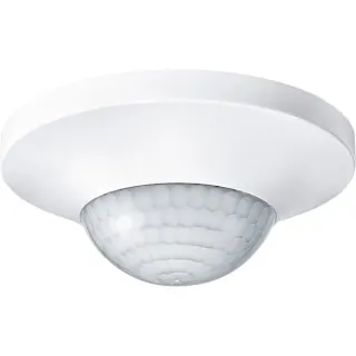 Merten Präsenzmelder mit KNX-Bus, Unterputz, Kunststoff, Erfassungswinkel 360 Grad, Typ 630819, Bewegungsmelder (weiß (matt), Retail)