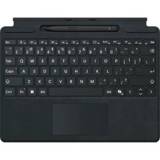 Microsoft Surface Pro Keyboard mit Slim Pen, Tastatur (schwarz, DE-Layout, für Surface Pro (11. Edition)/10 for Business/9/8)