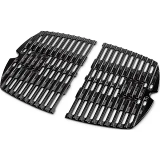 Weber Grillrost Set 7644, für Q 100- / 1000 Serie (2-teilig, Gusseisen)