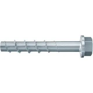 fischer Betonschraube UltraCut FBS II 8x80 30/15/- Sechskant mit U-Scheibe TX (50 Stück, verzinkt)