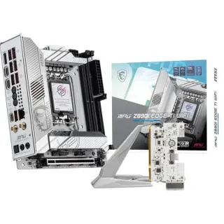 MSI MPG Z890I EDGE TI WIFI, Mainboard (weiß/silber, B-Ware)