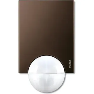 Merten Bewegungsmelder Argus 220 Grad Flächenüberwachung mit Funkmodul MEG5628-3115 (dunkelbraun, Retail)