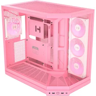 HYTE Y50 Strawberry Milk, Tower-Gehäuse (hellrosa, Tempered Glass x 3)