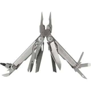 Leatherman Multitool Surge (edelstahl, 21 Tools)