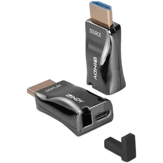 Lindy Fibre Optic HDMI 4K Dongle Extender, HDMI Verlängerung (bis zu 300m)