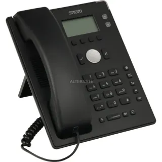 snom D120, VoIP-Telefon (schwarz, PoE)